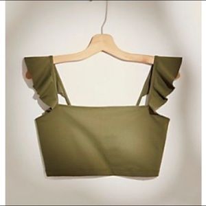 Free people little flirty duo crop